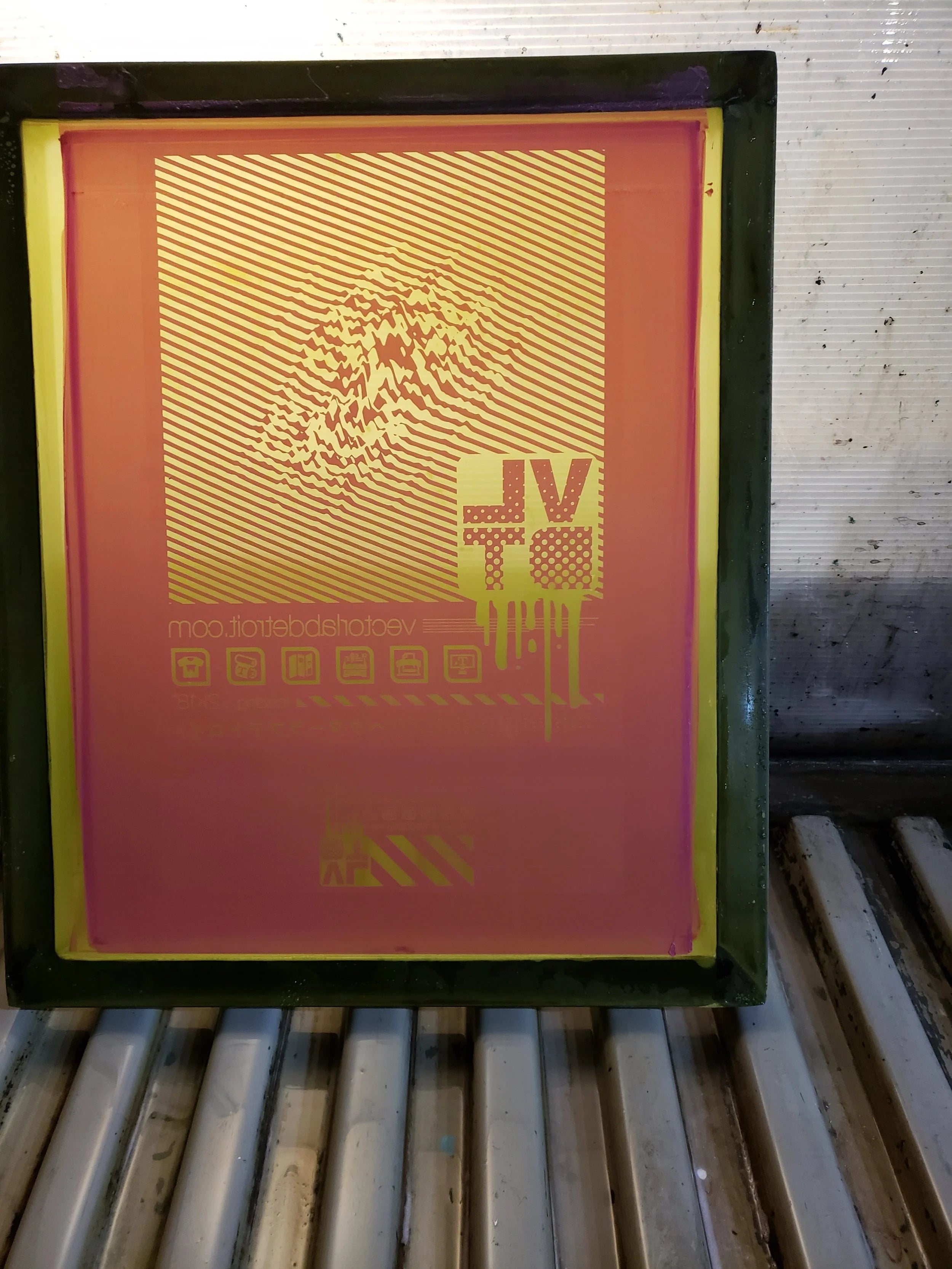 Custom Burned Screen