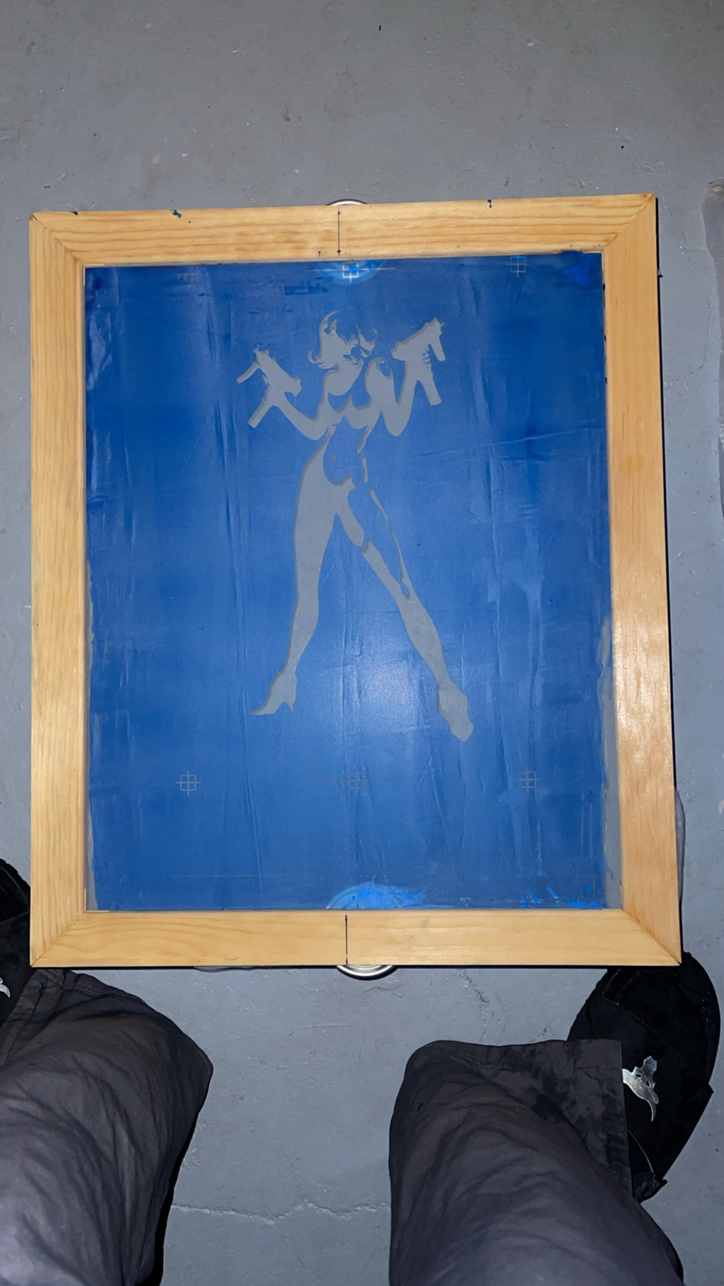 Custom Burned Screen